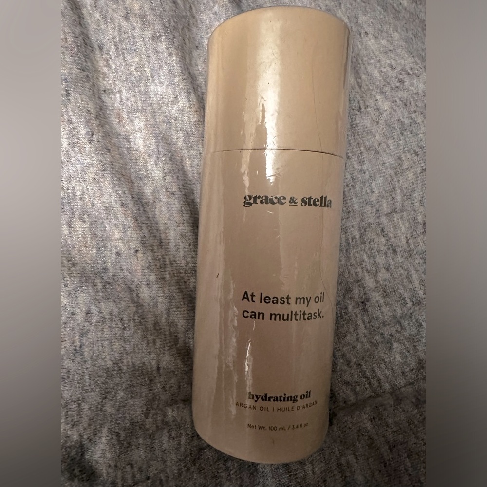 grace & stella argan oil - hydrating - multitasking - new on plastic - orig $26